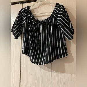 Women’s Black & White Striped